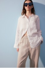 Ankle-length Linen Pants