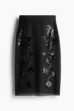 Sequined Organza Skirt